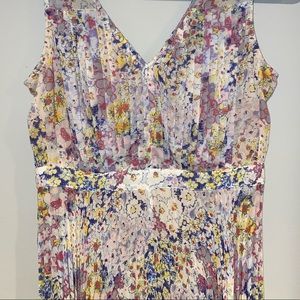 Anthropologie Floral Midi Dress